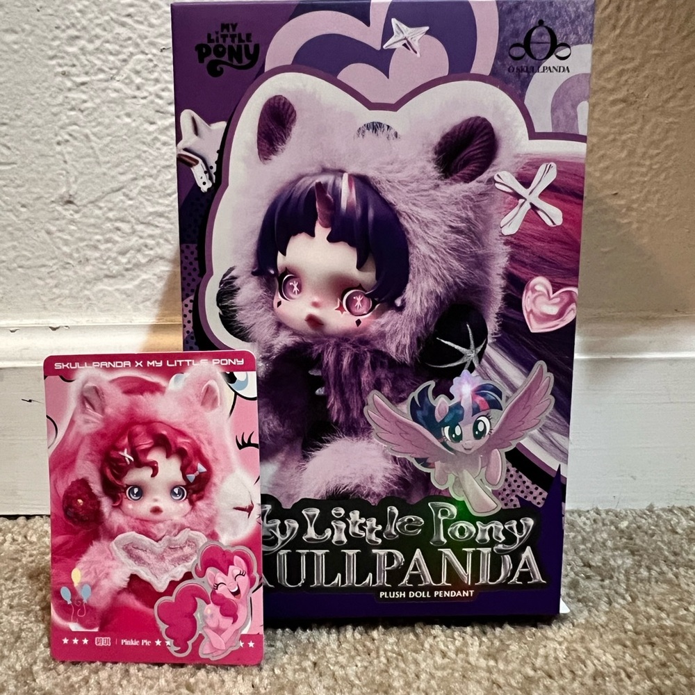 My Little Pony Skullpanda Plush Doll - Purple and Pink